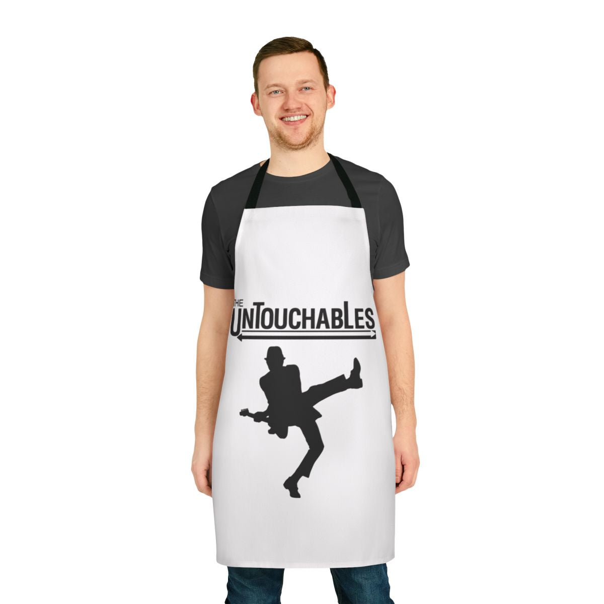 Retro Ska and Reggae Inspired Apron with The Untouchables Logo