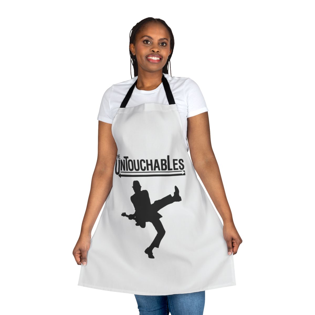 Retro Ska and Reggae Inspired Apron with The Untouchables Logo