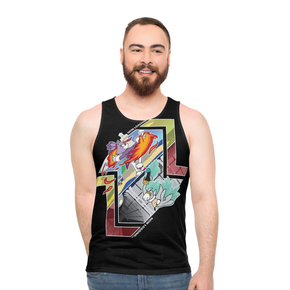 Retro Sonic the Hedgehog Unisex Tank Top