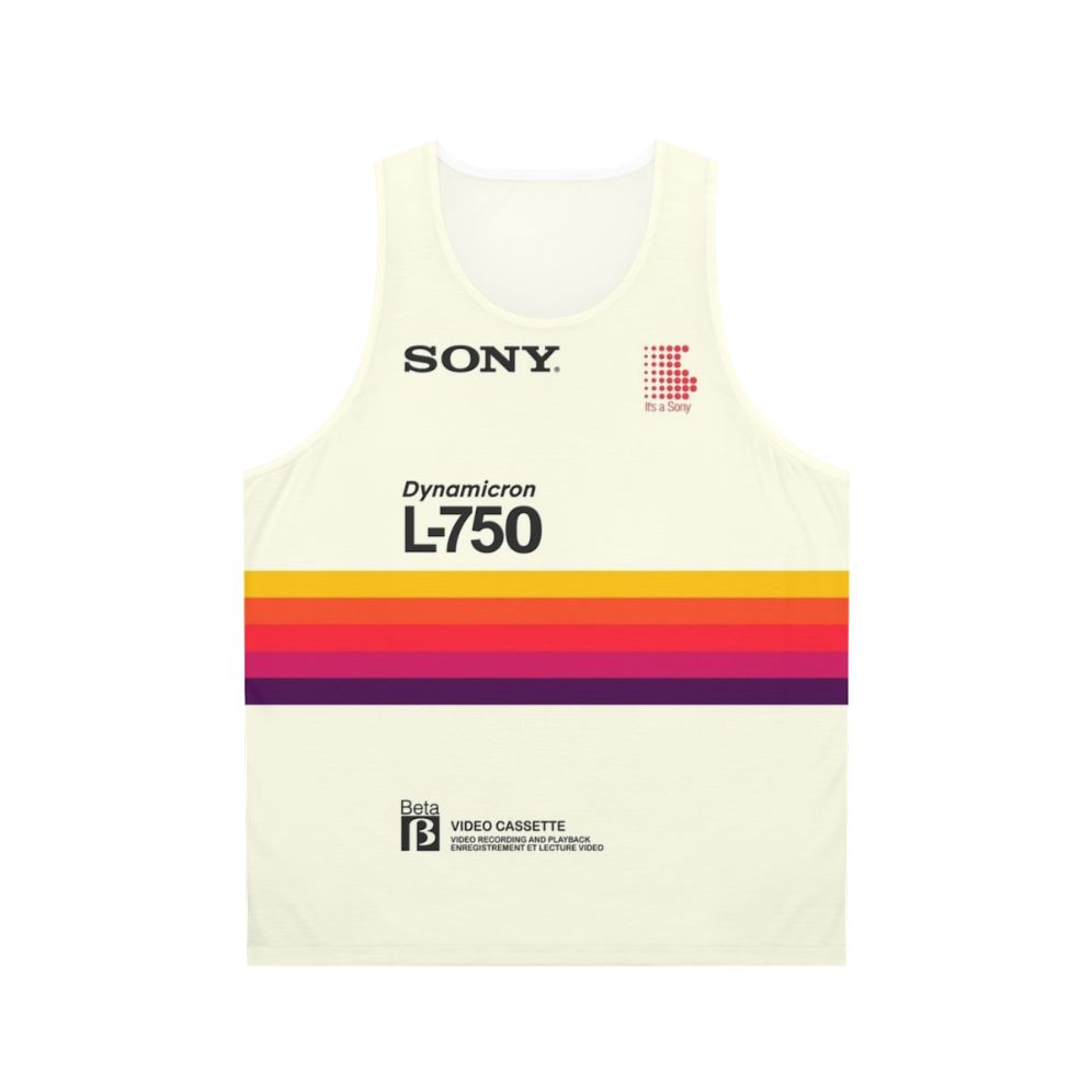 Retro Sony VHS Betamax Unisex Tank Top