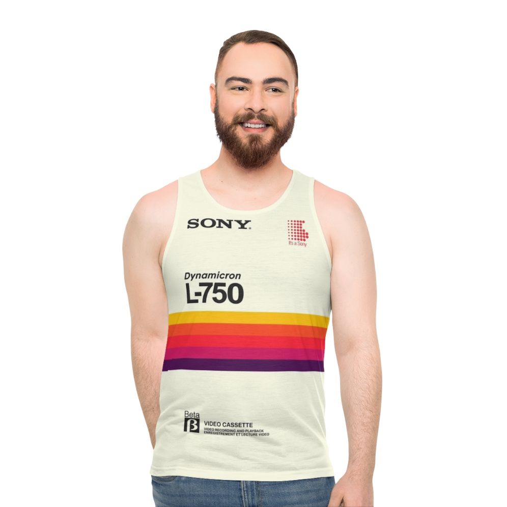Retro Sony VHS Betamax Unisex Tank Top