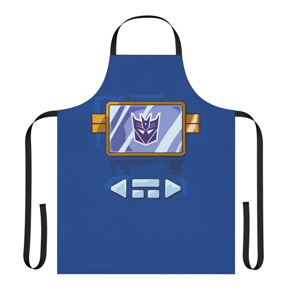 Retro-style Soundwave inspired chest apron with Transformers characters