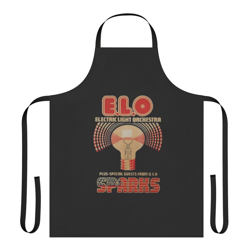 Sparks Band Apron, featuring retro 70s/80s band design
