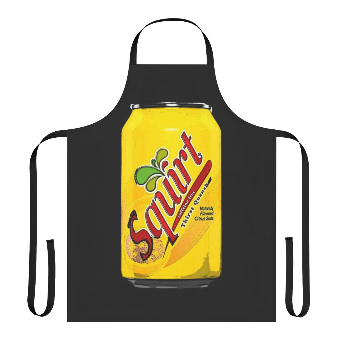 Vintage-style Squirt soda-themed apron