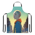 Retro-style apron featuring a graphic design of Eleven from the TV series Stranger Things