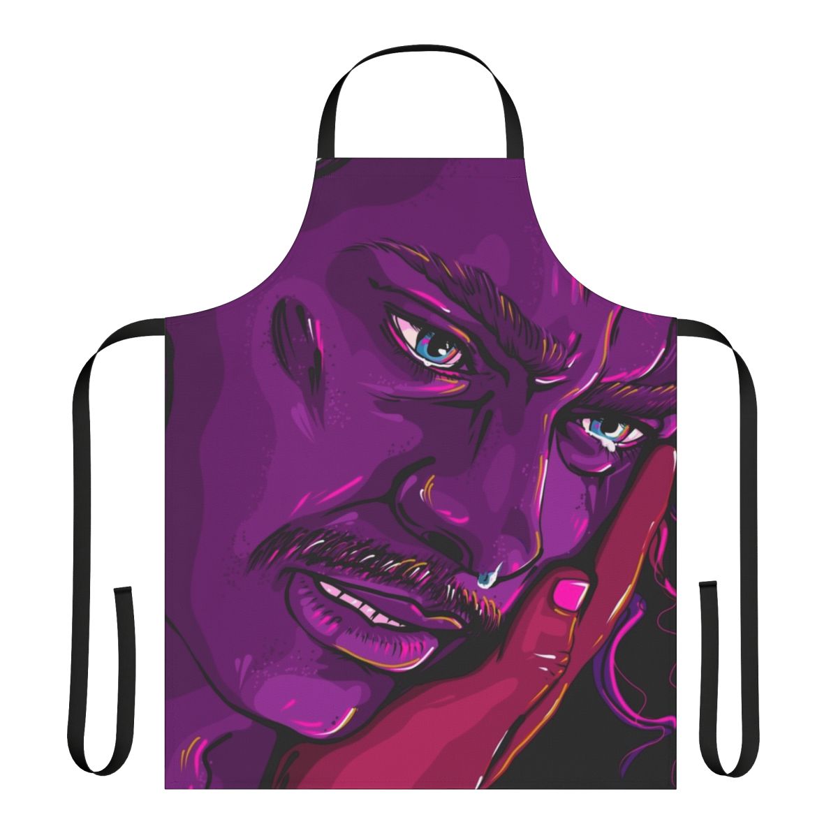Retro-style apron featuring Billy Hargrove from the Netflix series Stranger Things