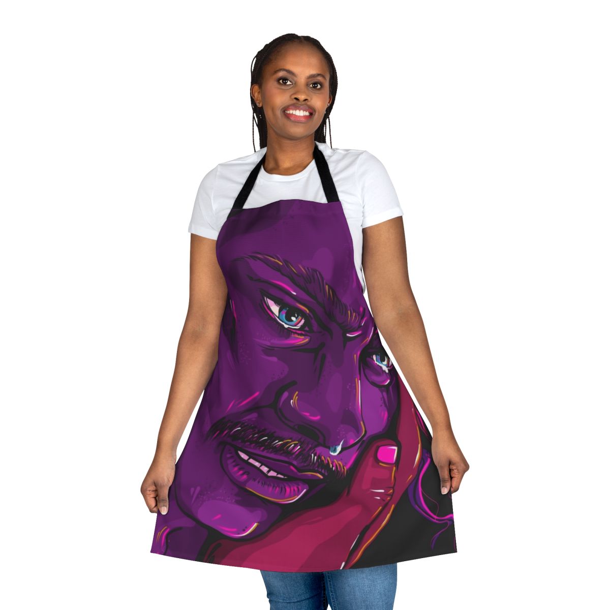 Retro-style apron featuring Billy Hargrove from the Netflix series Stranger Things