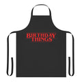 Retro-style apron with Stranger Things-inspired design for a birthday gift