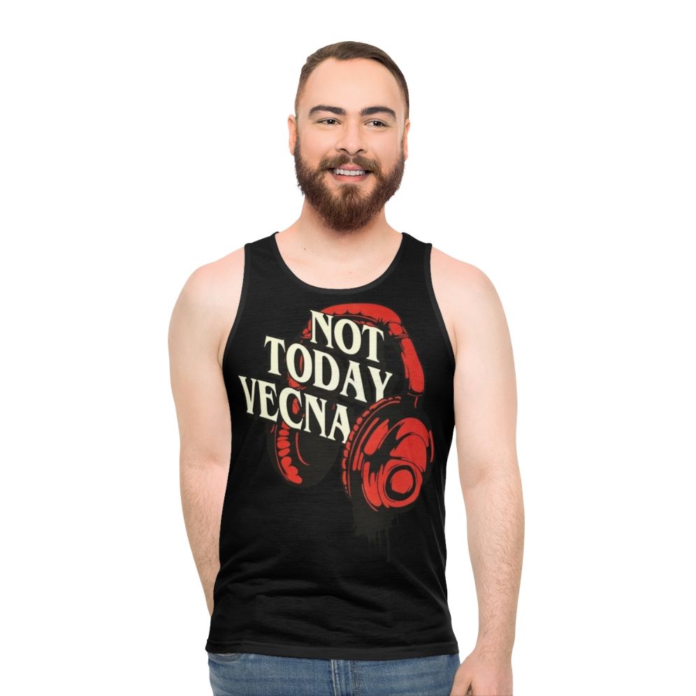 Retro Stranger Things Not Today Vecna Unisex Tank Top
