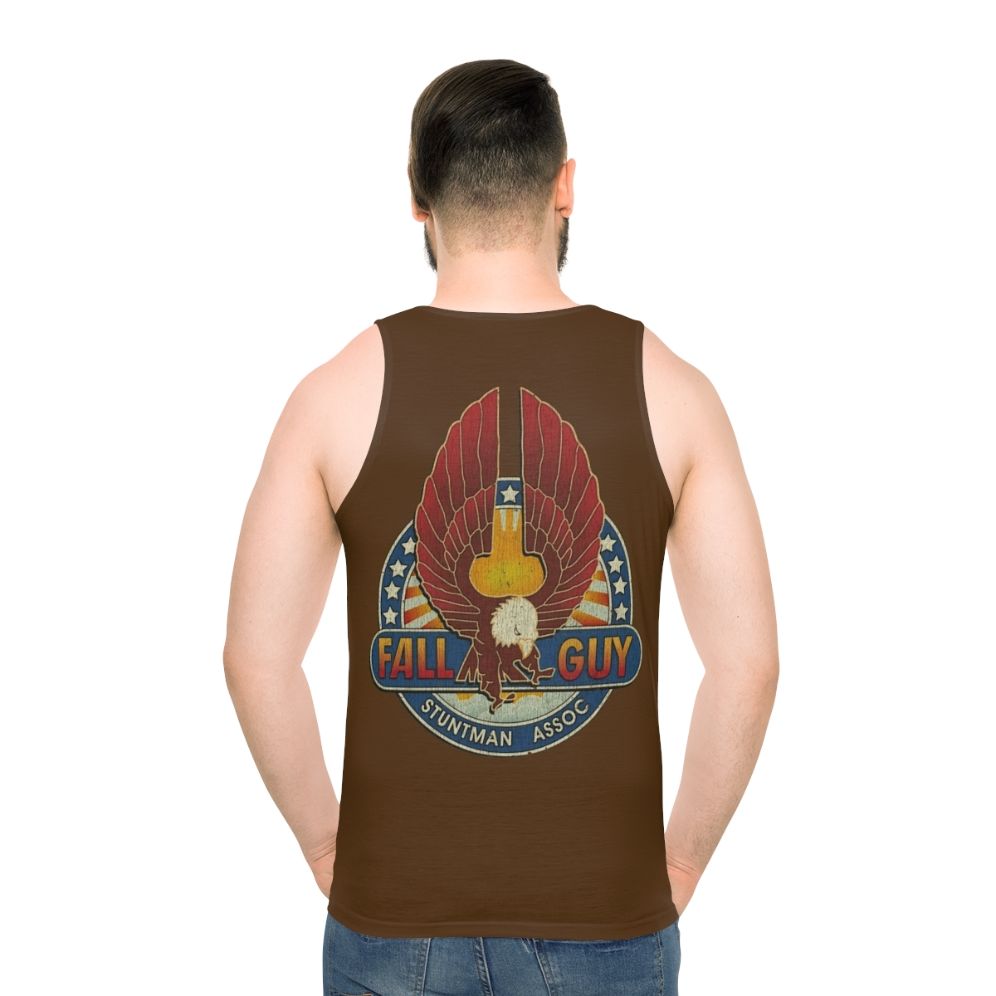 Retro stuntman unisex tank top