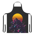 Cerberus, the three-headed hound of Hades, featured in a retro-inspired apron design.