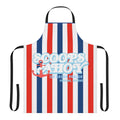 Retro-style apron featuring the Scoops Ahoy logo and characters from the hit Netflix series Stranger Things