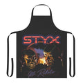 Retro Styx band-inspired apron with vintage graphics