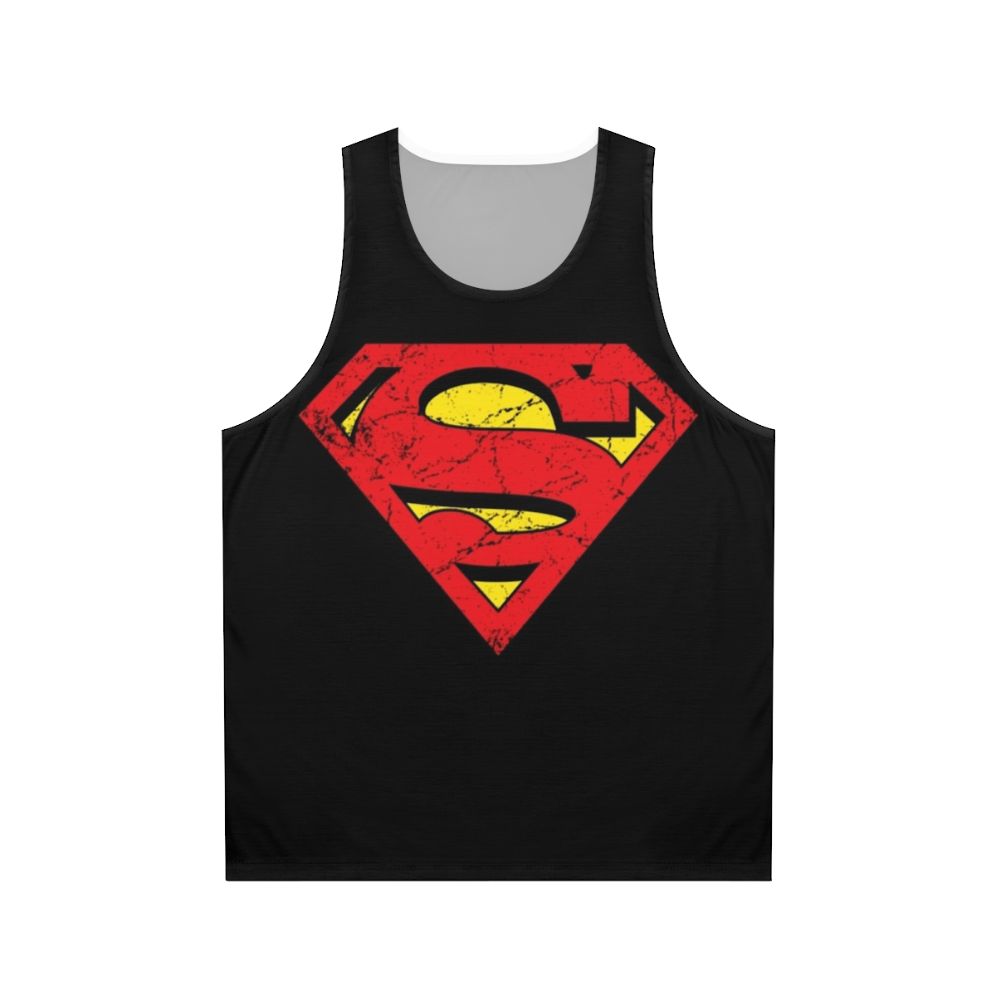 Retro Super Hero Logo Vintage Unisex Tank Top