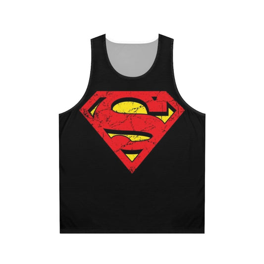 Retro Super Hero Logo Vintage Unisex Tank Top
