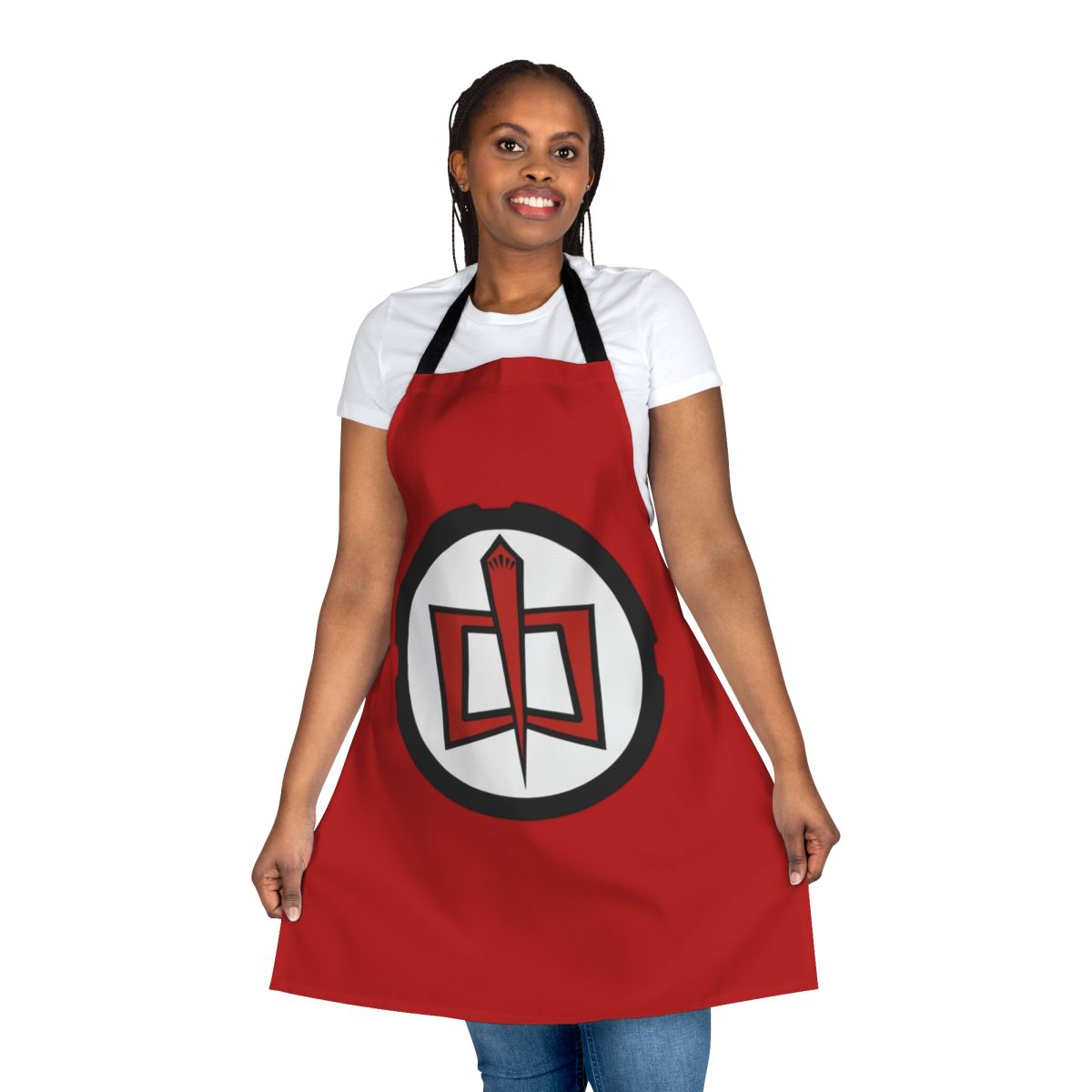 Retro-style apron featuring the iconic logo from the 1980s TV show "The Greatest American Hero"