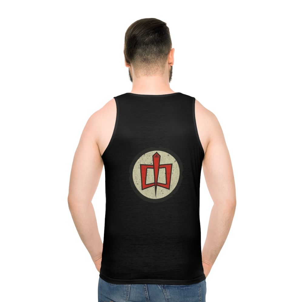 Retro superhero unisex tank top