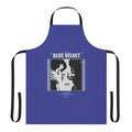 Blue Velvet movie poster-inspired apron with surreal, retro design