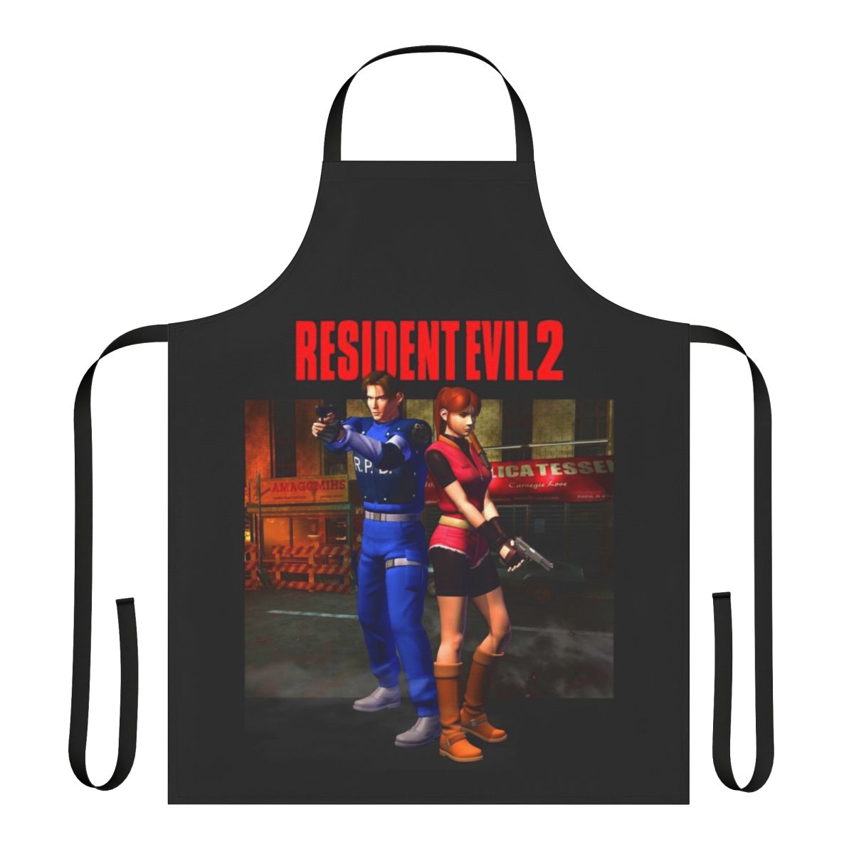 Resident Evil 1998 style apron for fans of survival horror video games