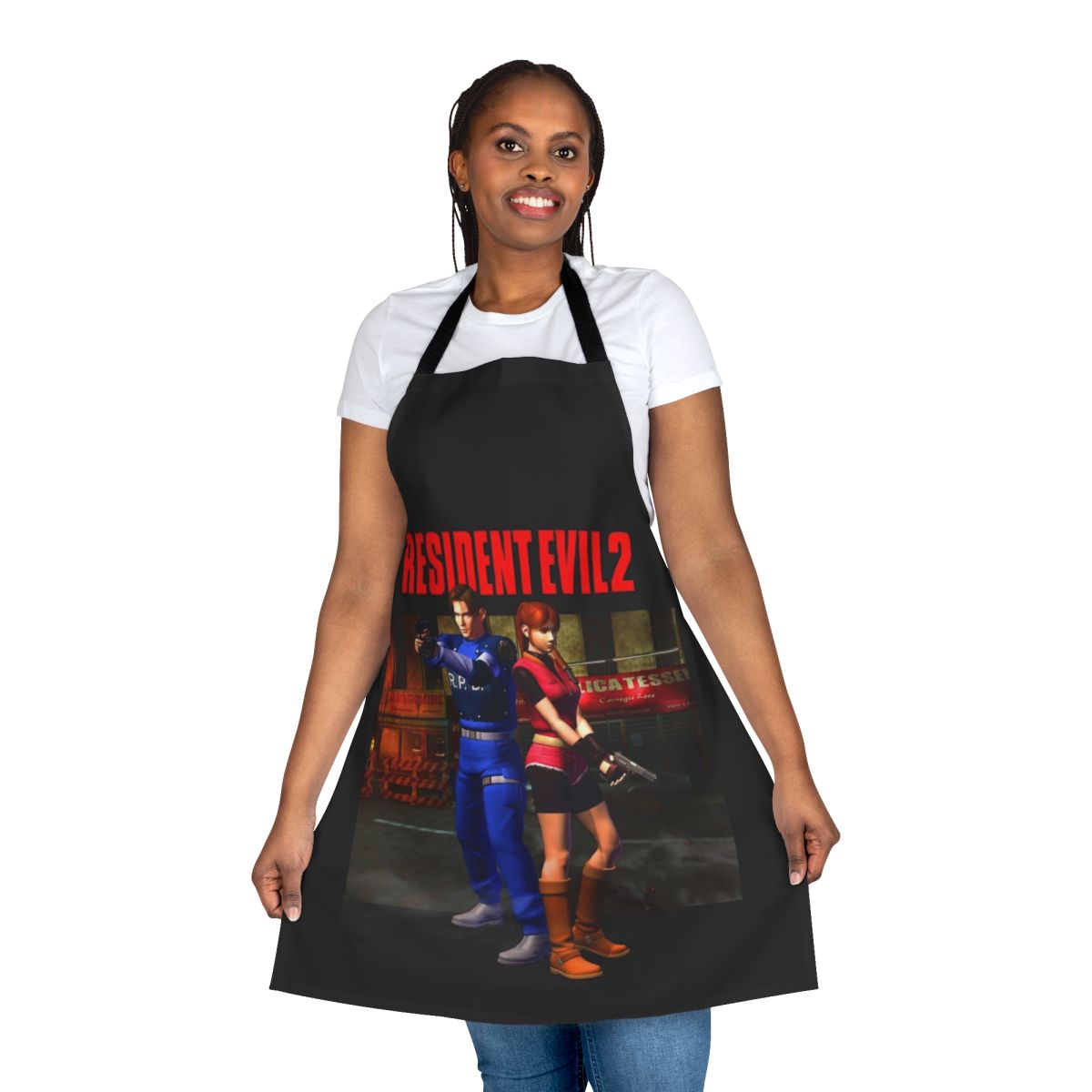 Resident Evil 1998 style apron for fans of survival horror video games