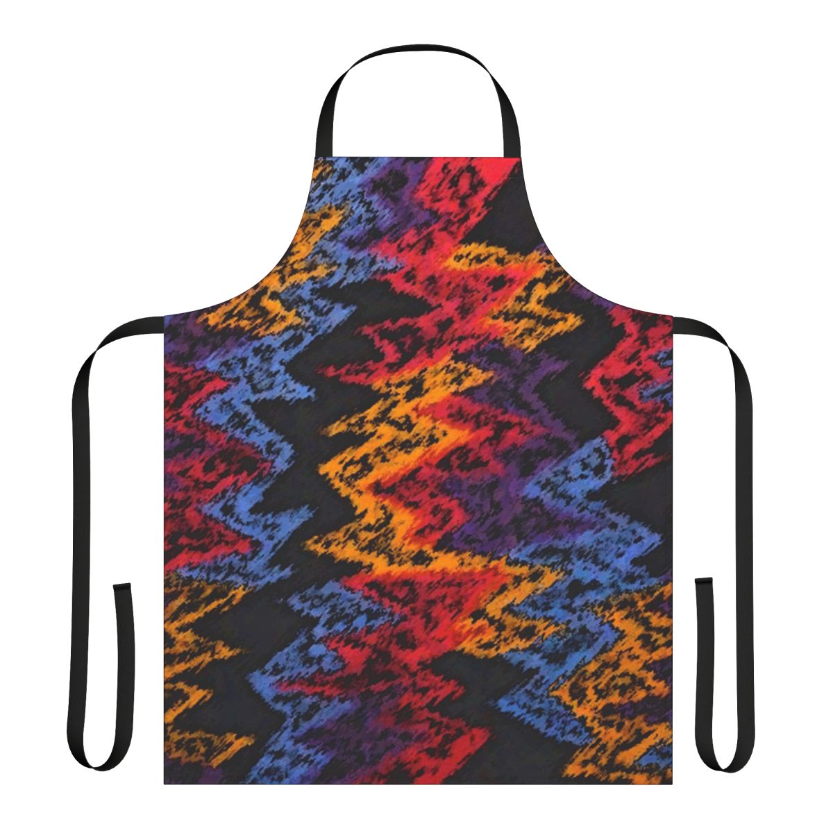 Retro pattern apron with a classic basketball design