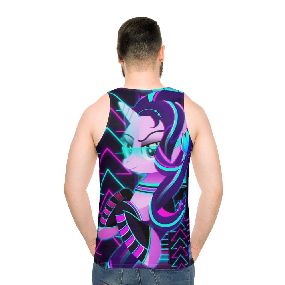 Retro synthwave starlight glimmer unisex tank top