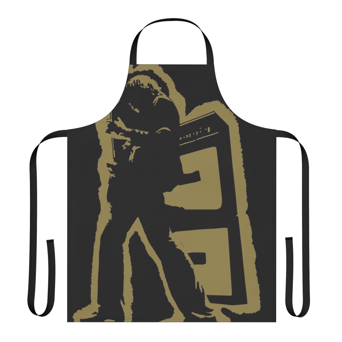 Vintage-style apron featuring the iconic T.Rex album cover design
