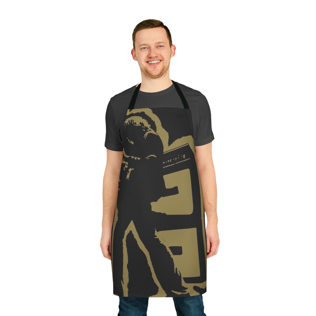 Vintage-style apron featuring the iconic T.Rex album cover design