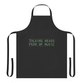 Retro-style apron featuring the album cover art for Talking Heads' "Fear of Music"