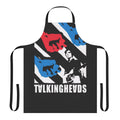 "Talking Heads Inspired Apron - Vintage 1980s/1990s Music Themed Kitchen Accessory"