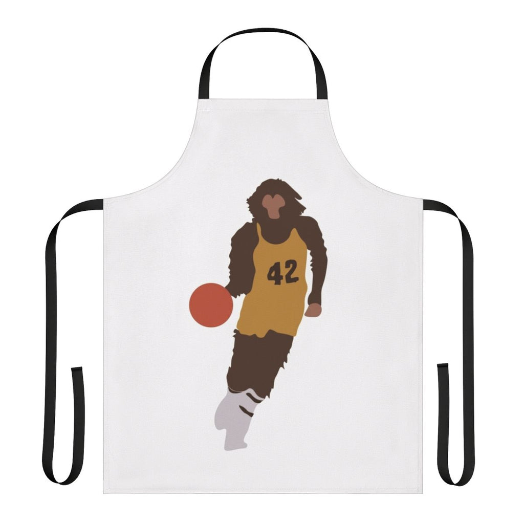 Retro-style apron with "Teen Wolf" inspired design