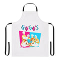 The Go-Go's inspired apron featuring the iconic 80s band's logo and name