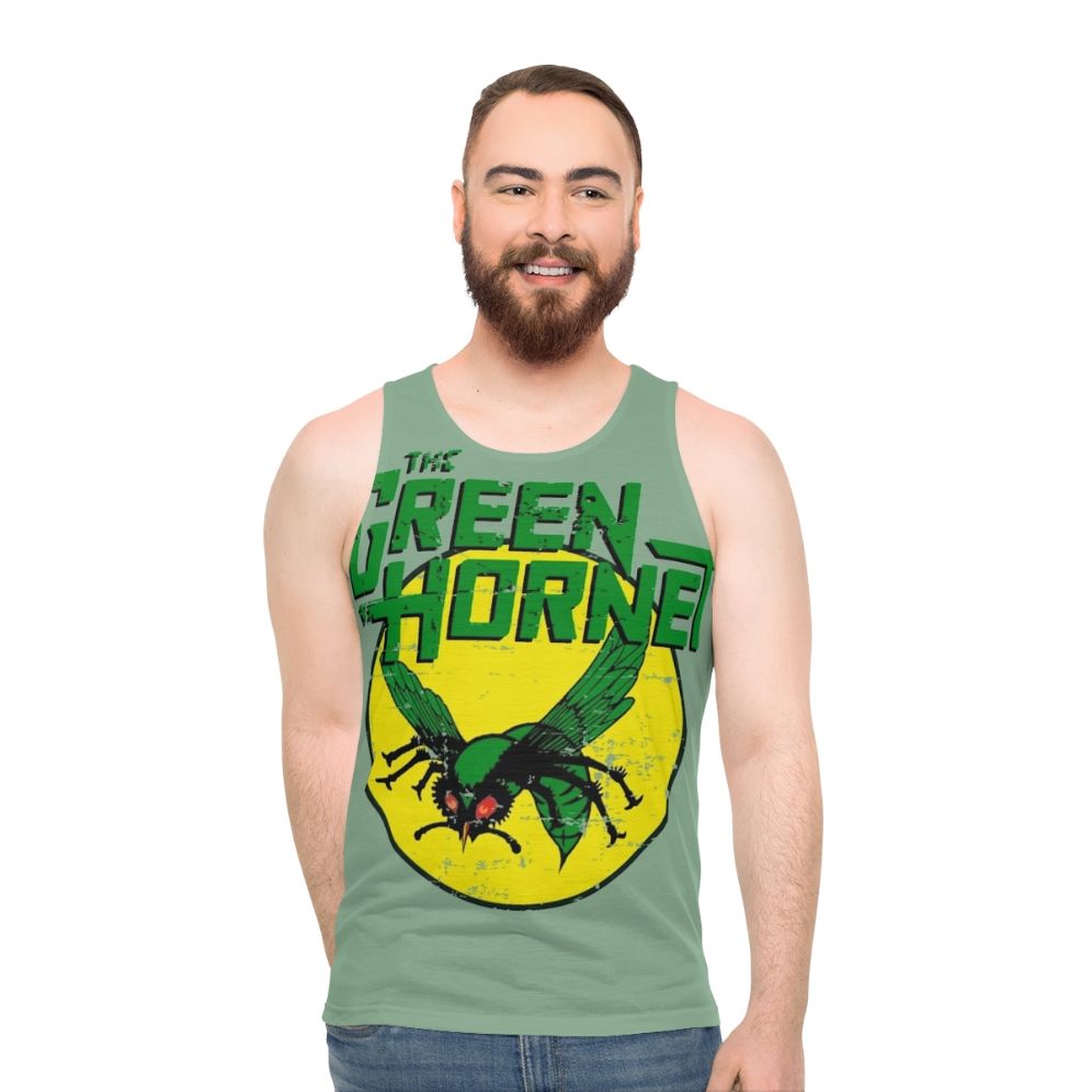 Retro The Green Hornet Unisex Tank Top