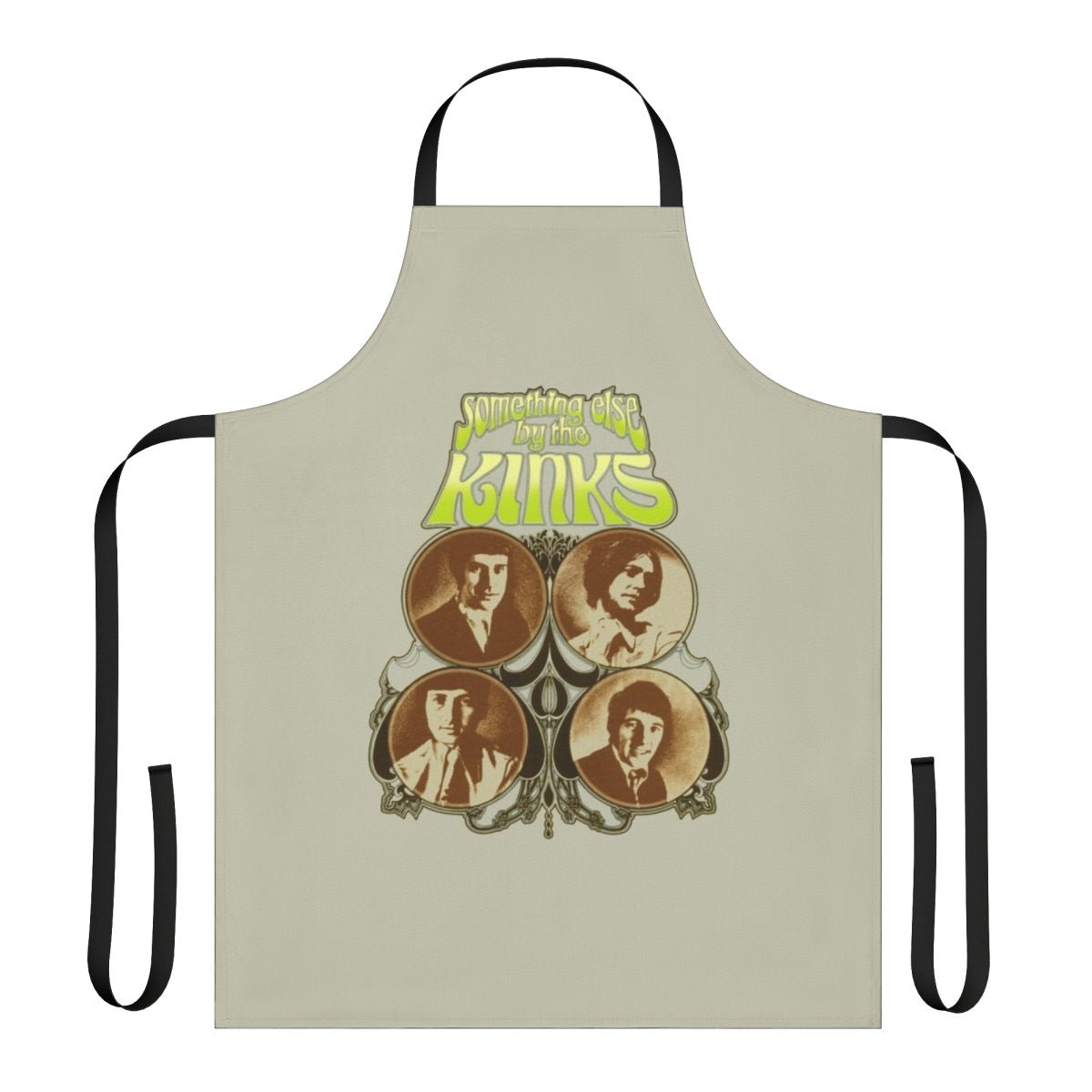 Retro-style apron featuring The Kinks' album cover "Something Else"