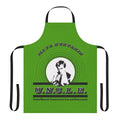 Retro-style apron featuring Illya Kuryakin, the iconic spy character from the classic TV series "The Man from U.N.C.L.E."