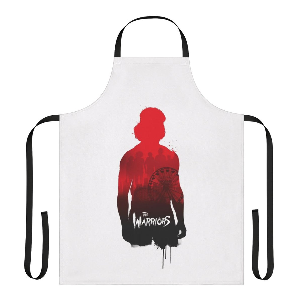 Retro apron featuring "The Warriors" movie imagery and iconography