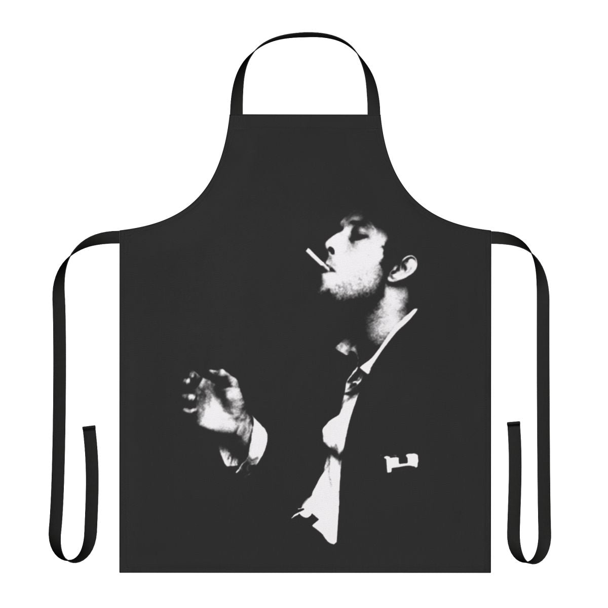 Retro-style apron featuring the image of legendary singer-songwriter Tom Waits
