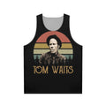 Retro Tom Waits Music Icons Unisex Tank Top