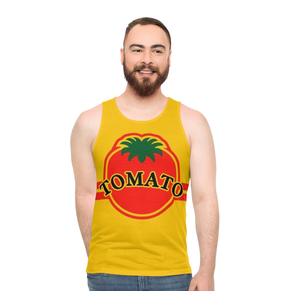 Retro Tomato Convenience Store Unisex Tank Top