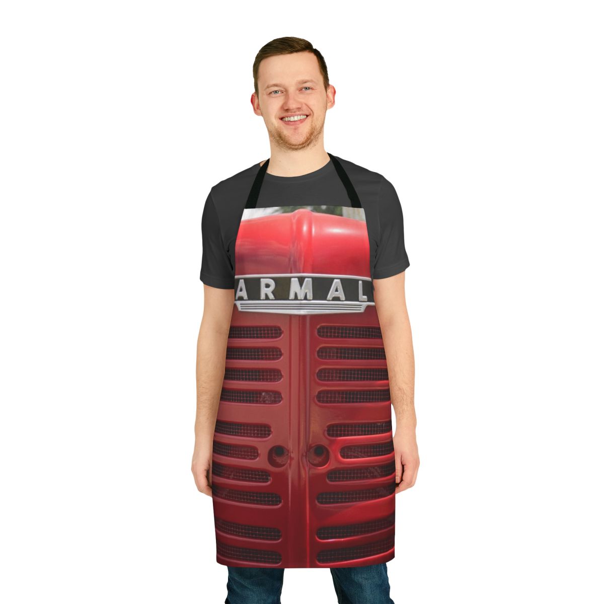 Vintage-inspired tractor grille apron with a classic, nostalgic design