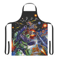 Retro-style Transformers G1 inspired apron with Autobots and Decepticons
