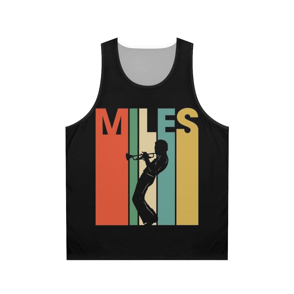 Retro Trumpet Music Unisex Tank Top