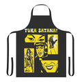 Retro Tura Satana inspired apron with tiki and ohana design