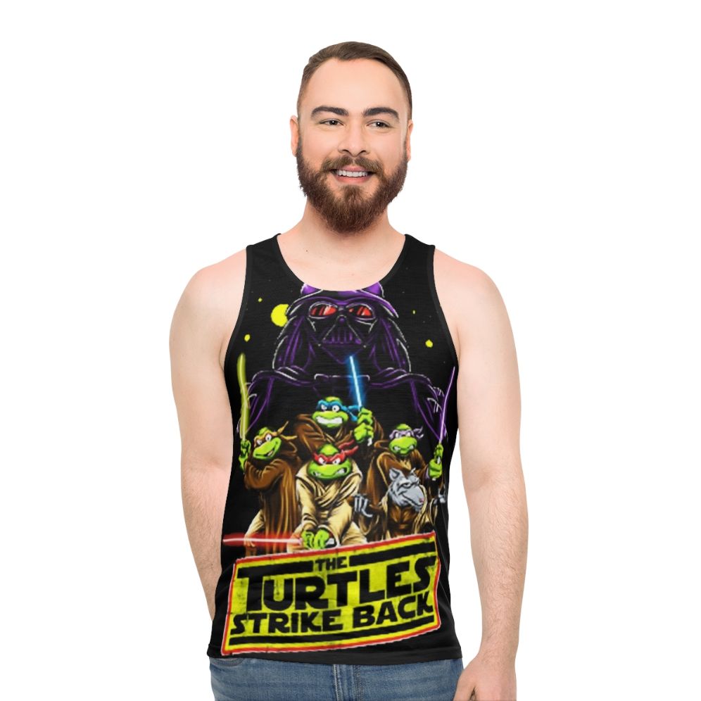 Retro Turtles Strike Back Unisex Tank Top