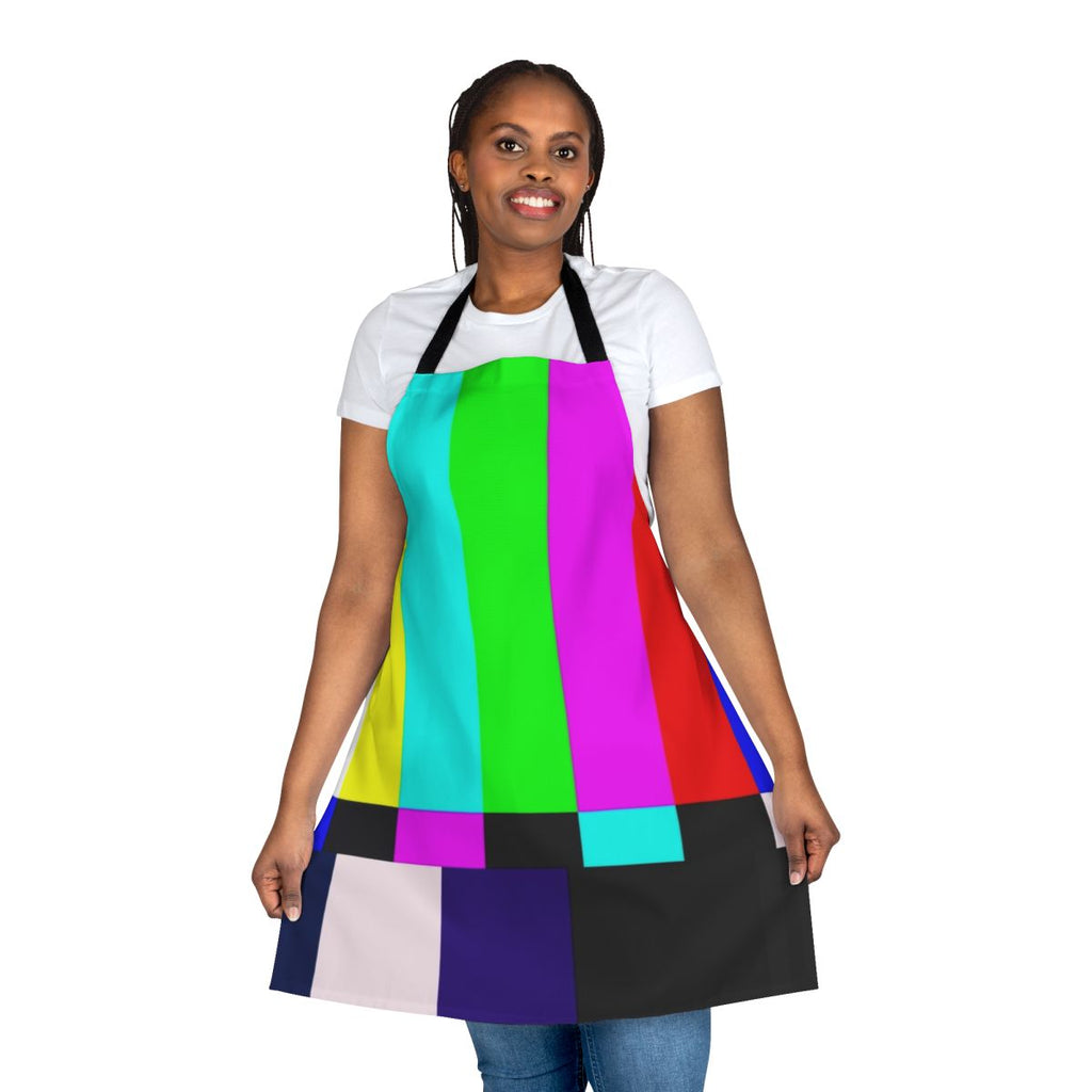 Retro TV art print featuring a colorful, abstract design with 90s television graphics and visual distortion effects.