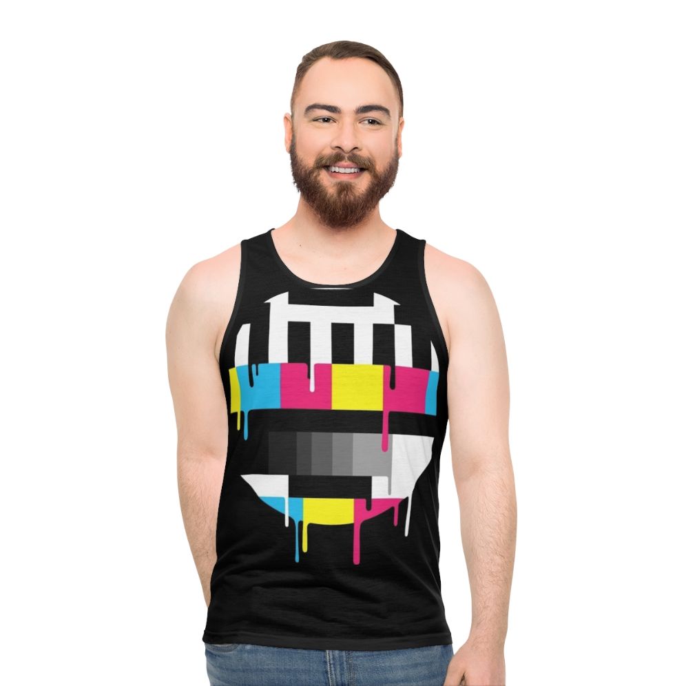 Retro TV Graphic Unisex Tank Top