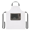 Retro TV inspired apron design, featuring a vintage television screen and the name "Jack Stauber"