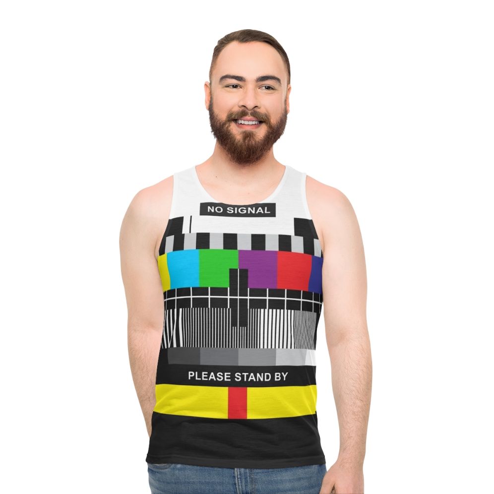 Retro TV No Signal Unisex Tank Top