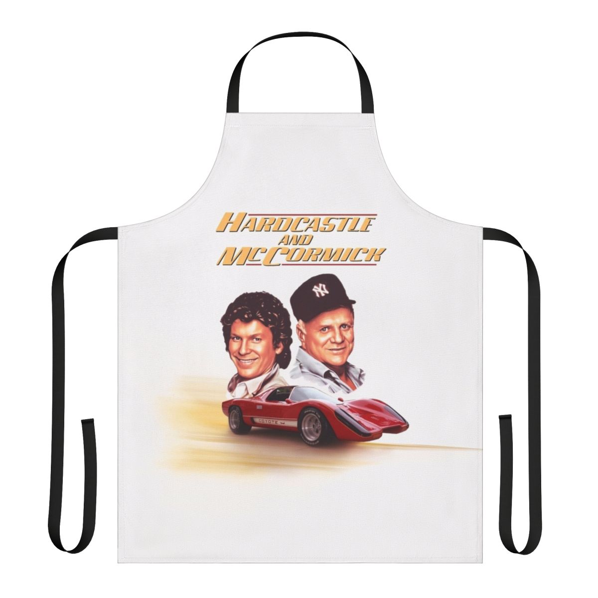 Hardcastle and McCormick inspired retro TV show apron