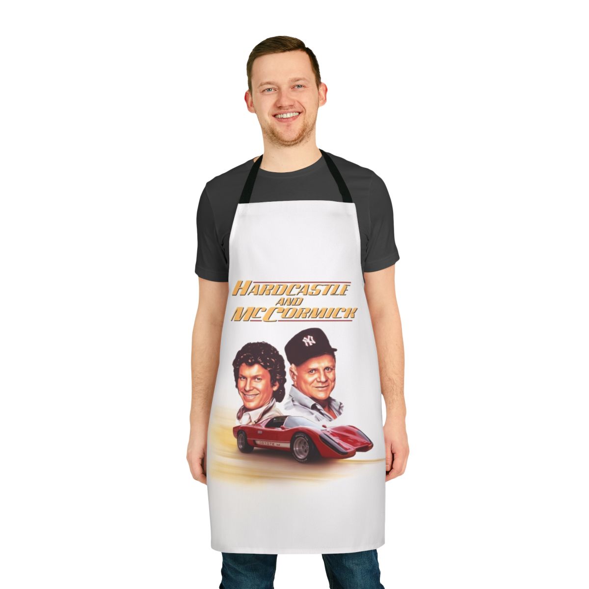 Hardcastle and McCormick inspired retro TV show apron